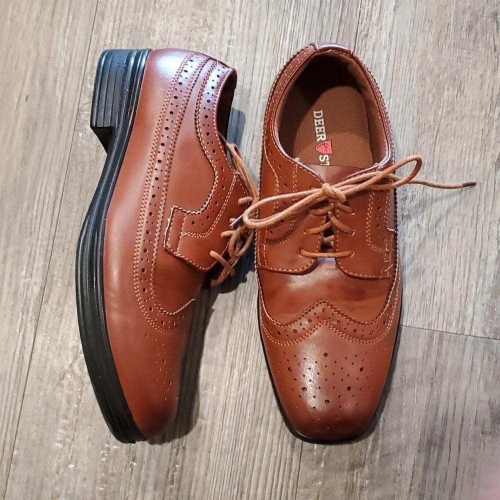 Deer Stags Deer Stags Ace Wing Tip Oxford Shoes Size 2.5